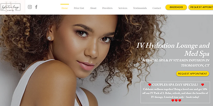 IV Hydration Lounge home page
