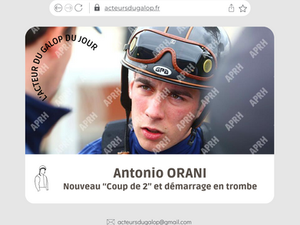 AdG du 4 mars : Antonio ORANI signe un nouveau "Coup de 2"