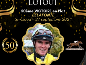 Paul Lotout signe sa 50ème victoire en plat
