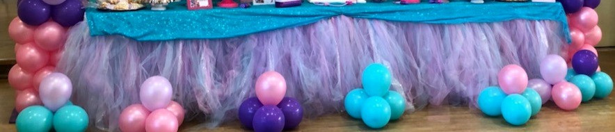 Thumbnail: Tulle Table Skirt(6ft)