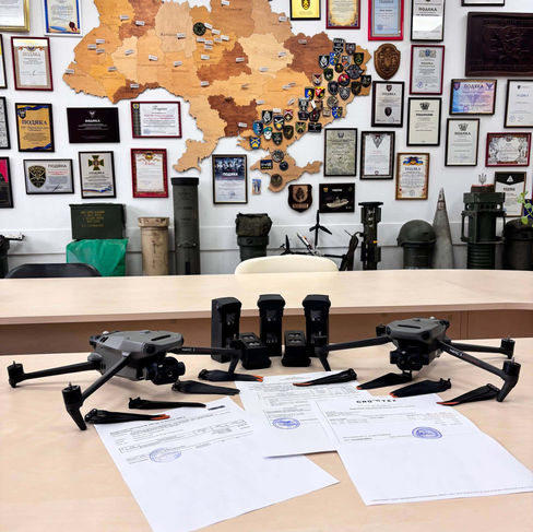 2 дрони DJI Mavic 3T для аеророзвідки 42-ї ОМБр