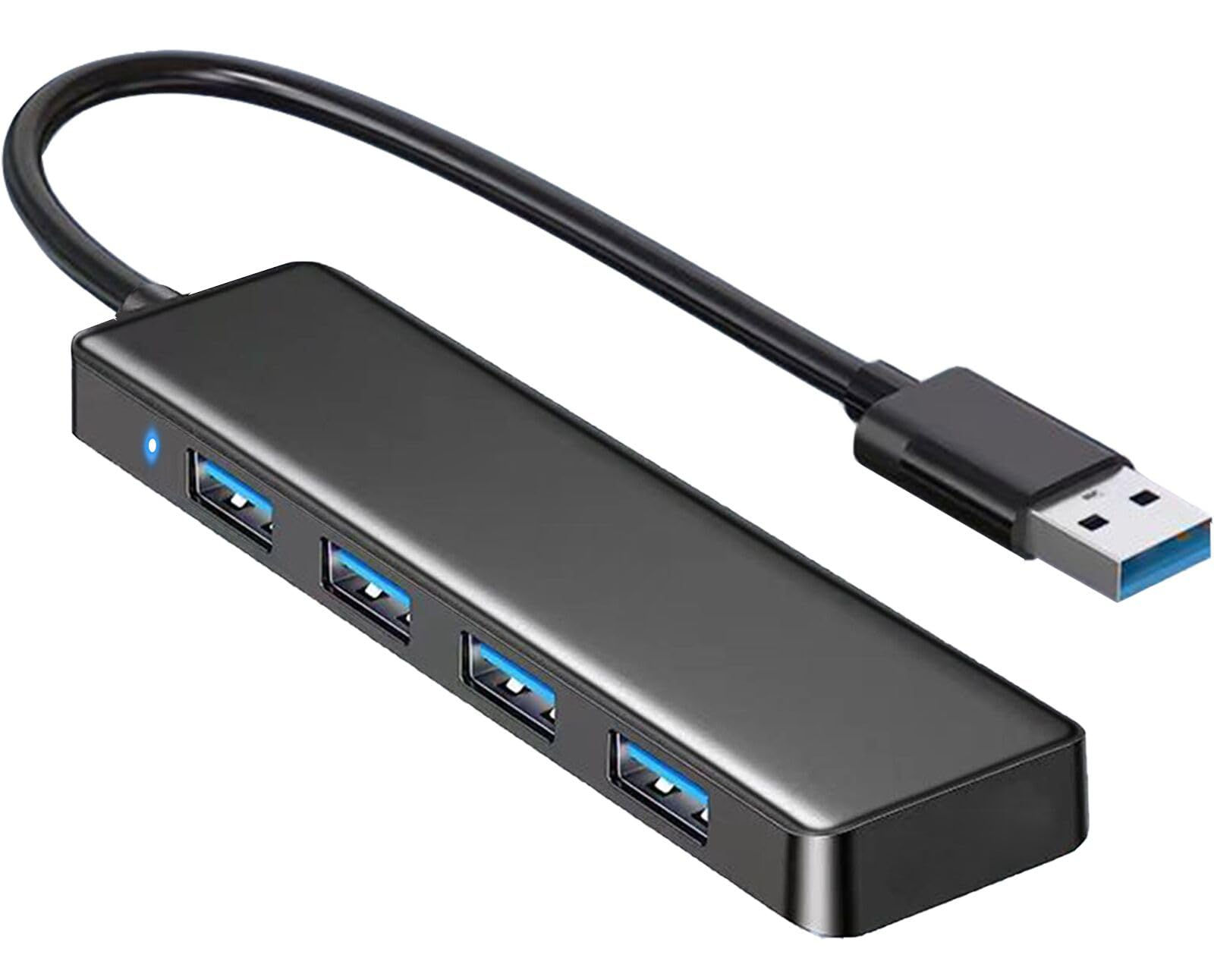 USB 2.0 Hub, VIENON 4-Port USB Hub USB Splitter USB Expander for Laptop, Xbox, F