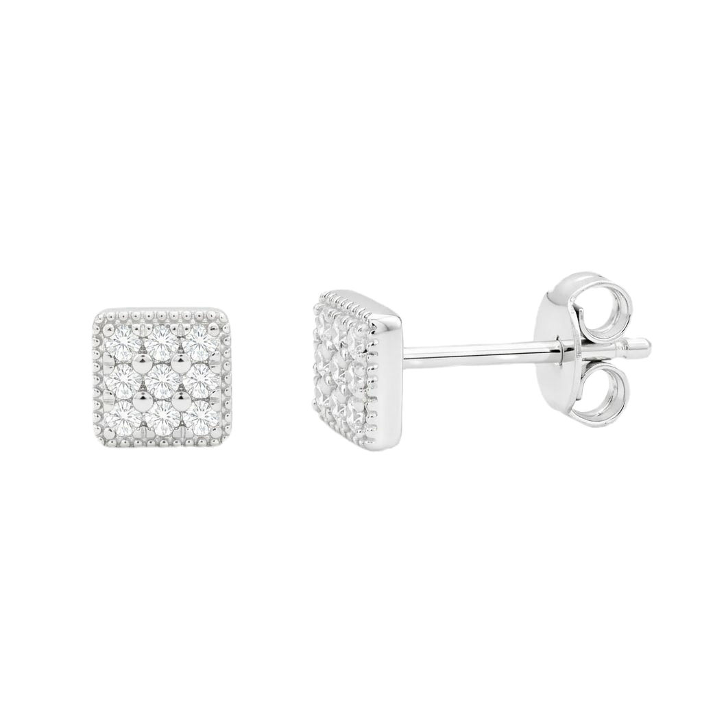 Boucles d'oreilles diamants