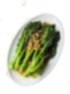 Steamed Chinese broccoli with oyster sauce