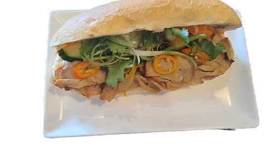 BBQ pork (char siu) Banh Mi