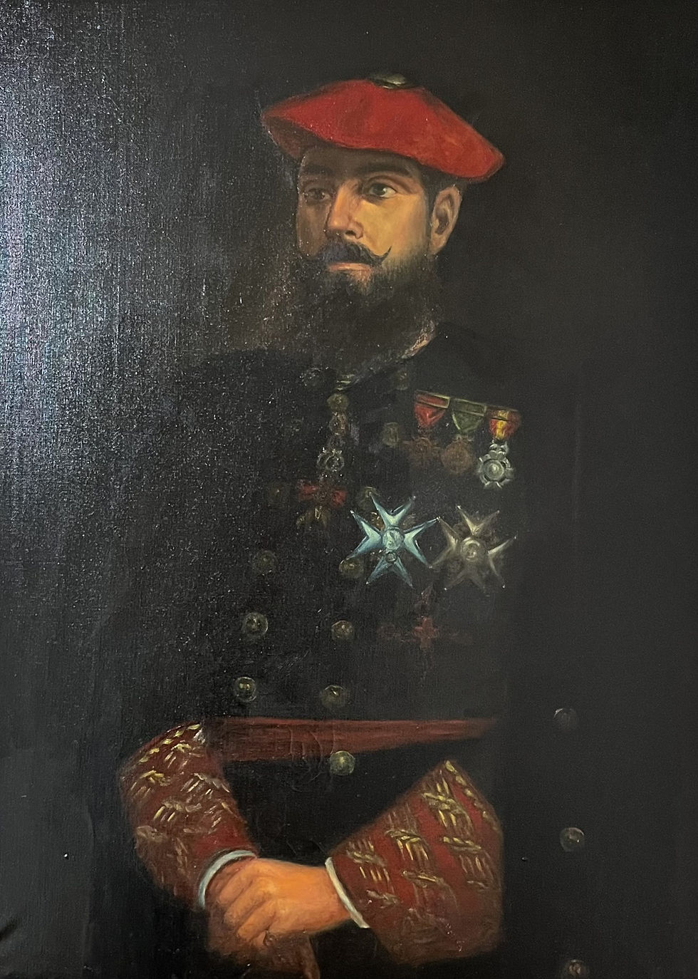 Retrato de Carlos VII por Centella. Museo Carlista de Madrid.