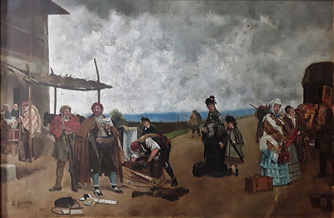 La aduana carlista, por E. Moral