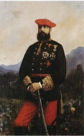 Retrato al óleo de Sanz Enea. Círculo Carlista de Tolosa.