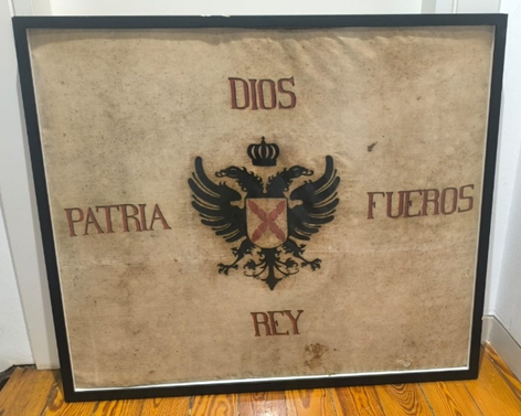 Bandera del Requeté de Éibar.