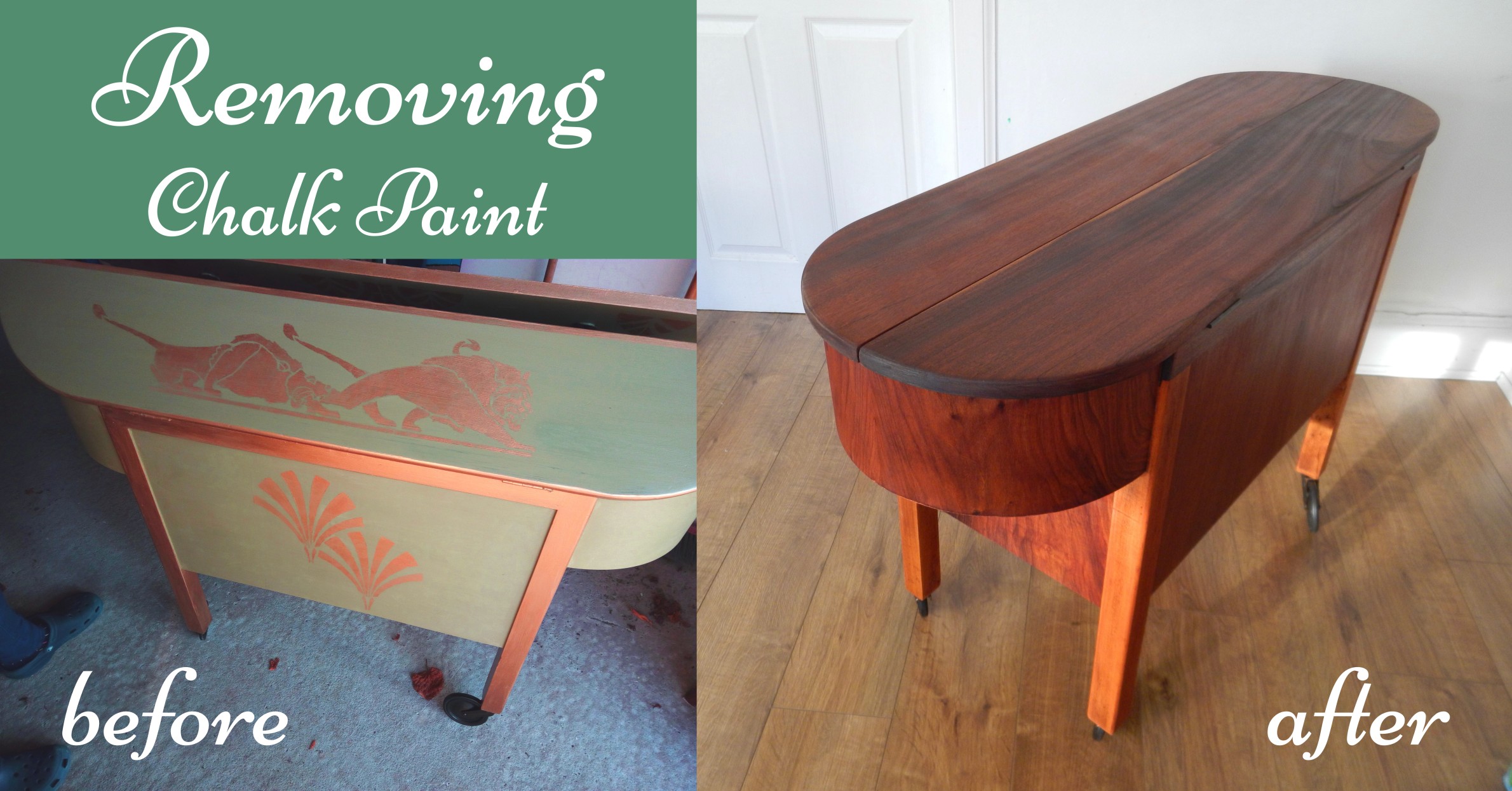 Removing Chalk Paint Whimsical Furnishings In Edinburgh