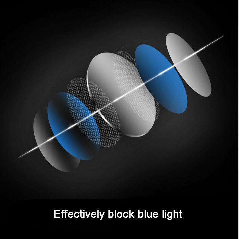 Thumbnail: Fashion Progressive Multifocus Reading Glasses Retro Blue Light Blocking HD Pres