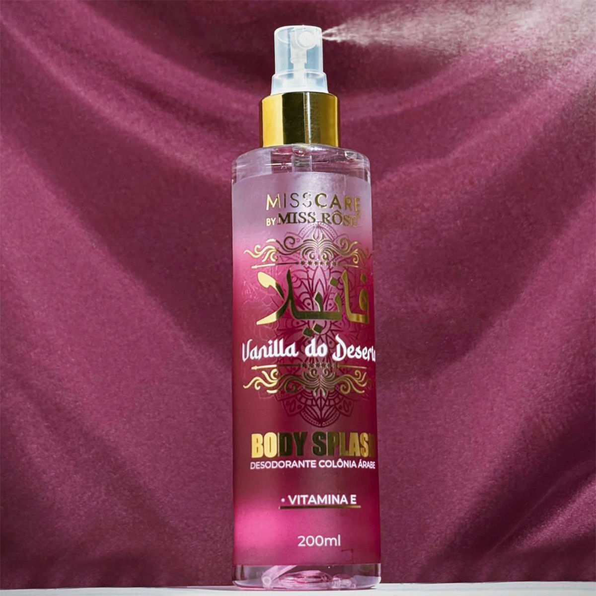Body Splash Árabe Deodorant Cologne Vanilla of the Desert 200ml - Miss Rôse