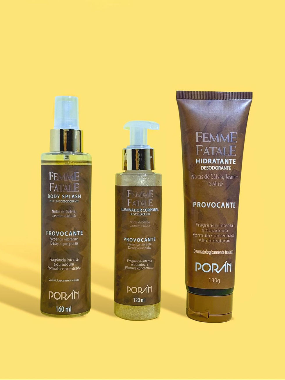 Thumbnail: Femme fatale Body Illuminator Provocating 120ml-Porán-Sage, Jasmine and Musk Fr