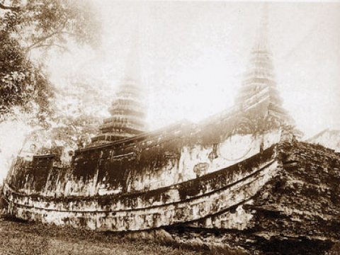 Wat Yannawa before its restoration (exact year unknown).