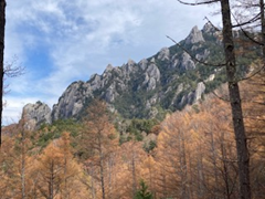 瑞牆山 ひとり興奮