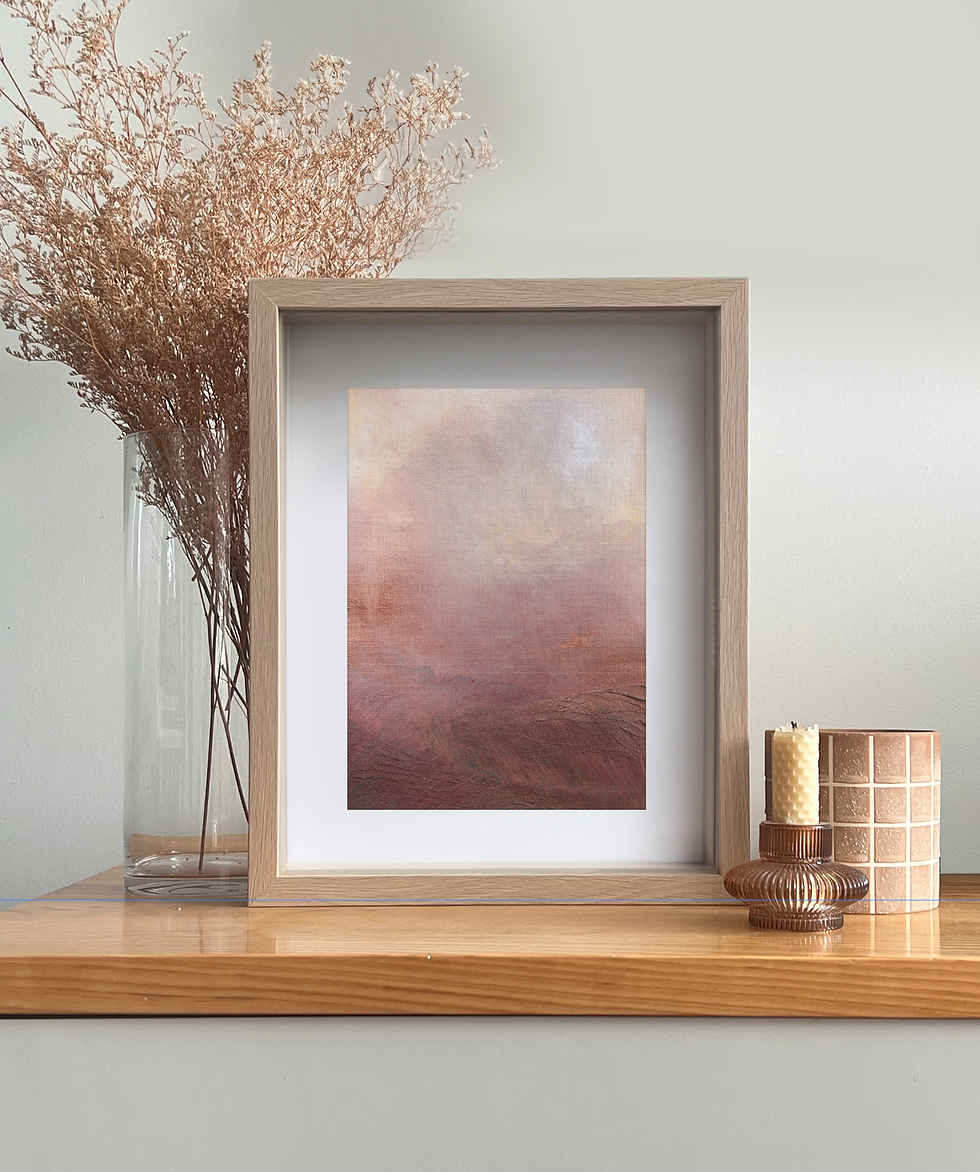 Thumbnail: Misty Hills Rose Gold | Print