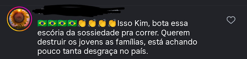 Figura 5: retirada da escória Fonte: Instagram de Kim Kataguiri