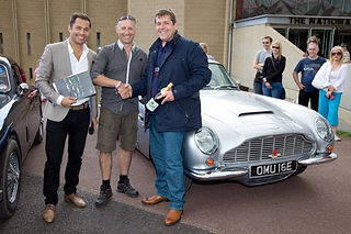 Presenter Kevin Harris at Bealieu National Motor Museum in 2012.