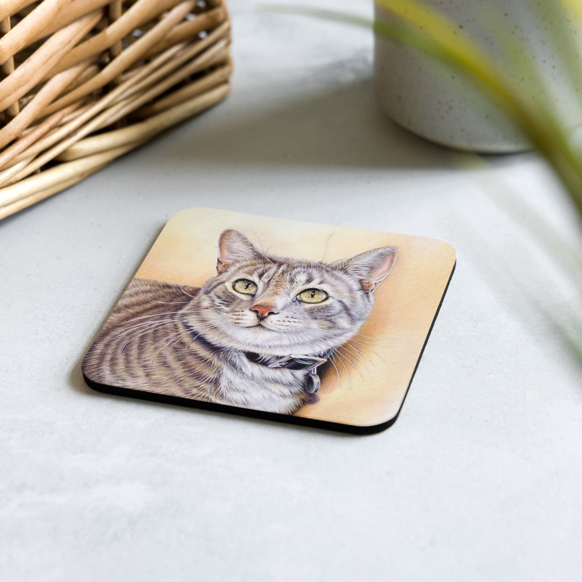 Cork-back coaster - Chester, His Majesty