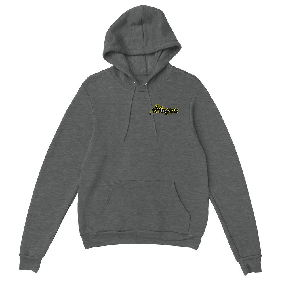 Thumbnail: Premium Unisex Pullover Hoodie - The Gringos Logo and Blues Boy King