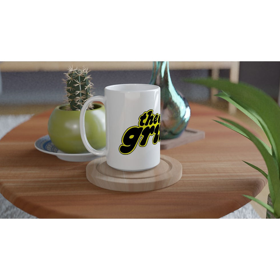 Thumbnail: White 15oz Ceramic Mug - The Gringos Logo