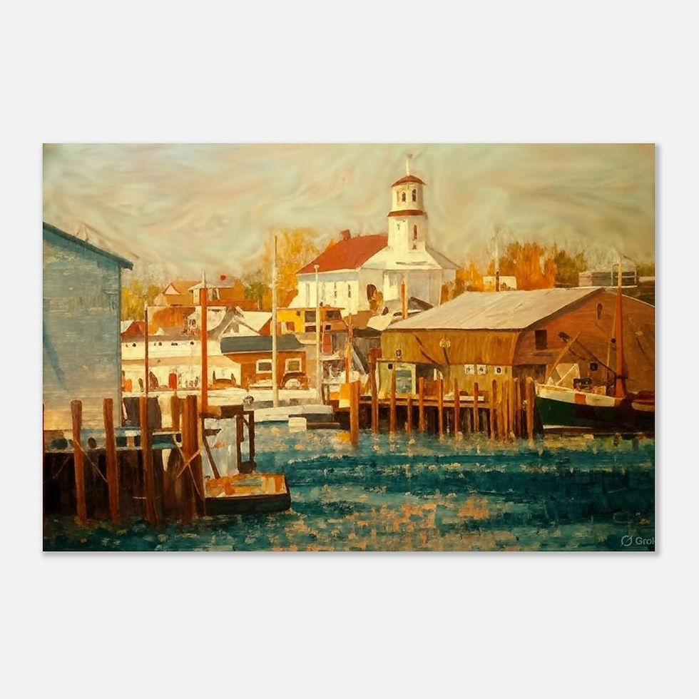 Provincetown Harbor — “Summer Impressions” Art Poster