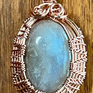 Wire Wrapped Gemstone Pendants