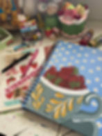 Strawberry Junk Journal Paint Party🍓🎨