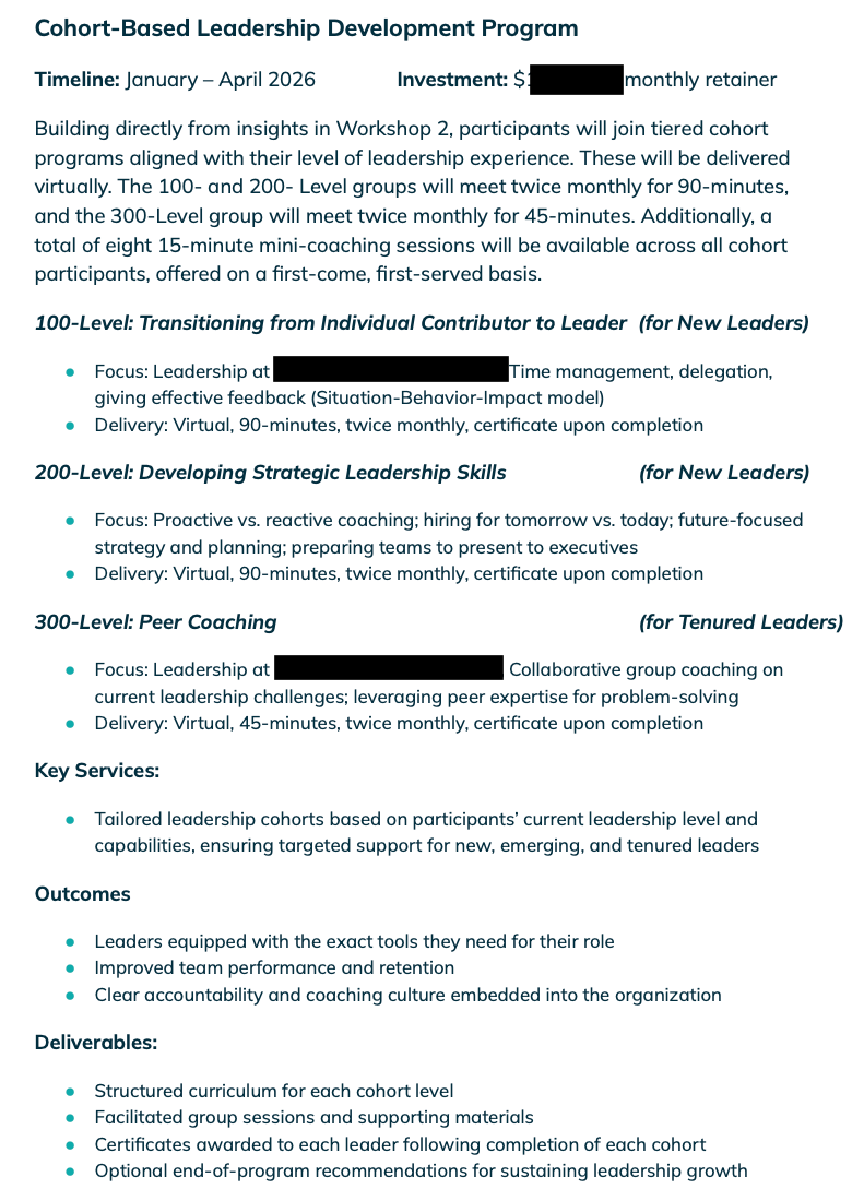 Cohort-Based Learning