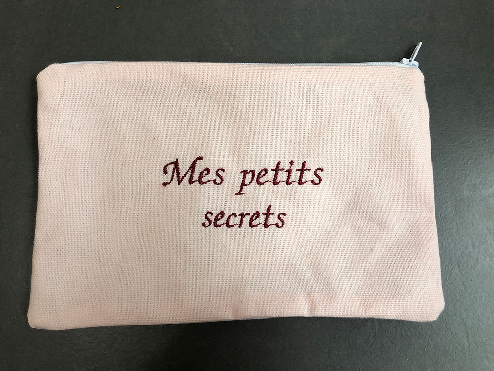 Miniature : Trousse zippée