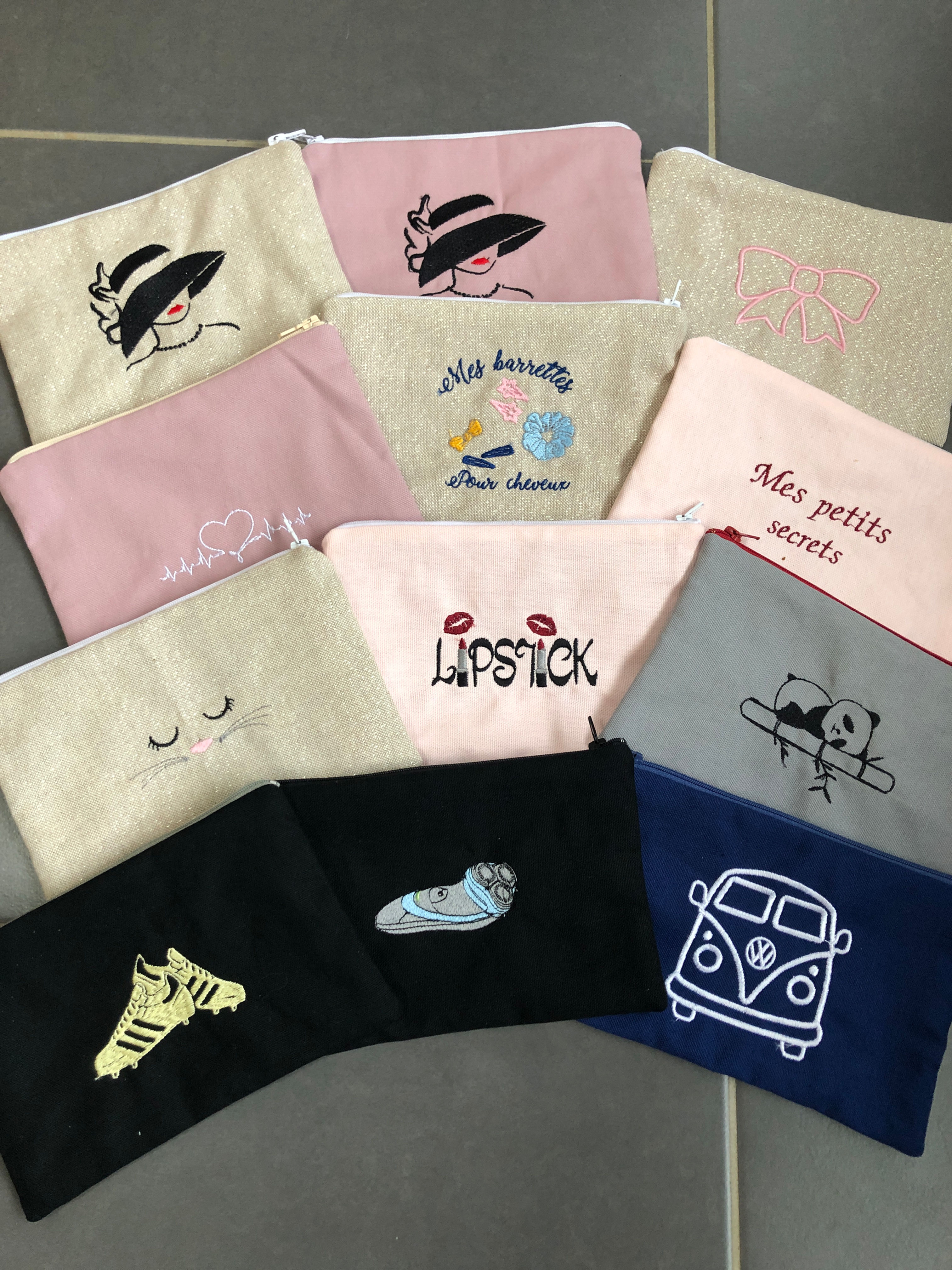 Etui met ritssluiting