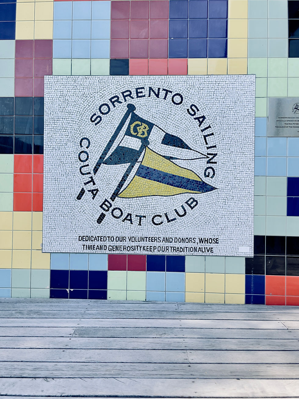 SSCBC club logo mosaic