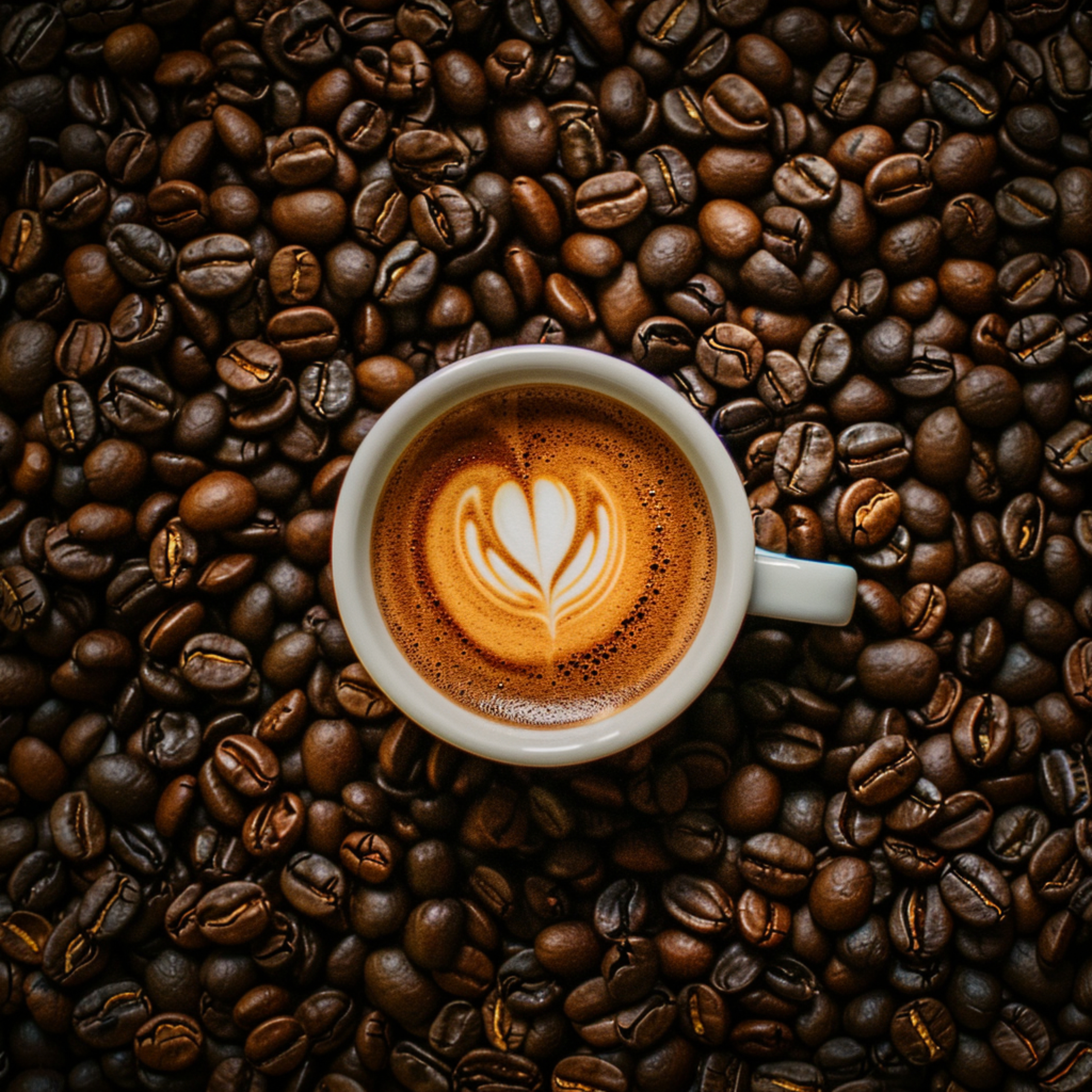top-view-cup-coffee-placed-pile-coffee-beans-2.jpg