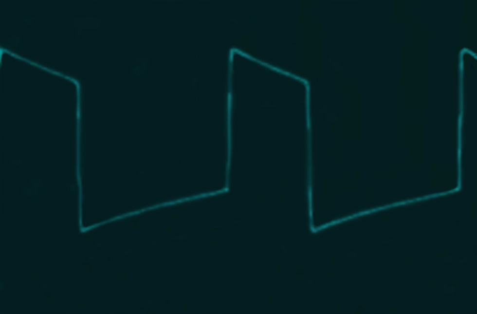 20 Hz square wave tilt from diminished capacitance.