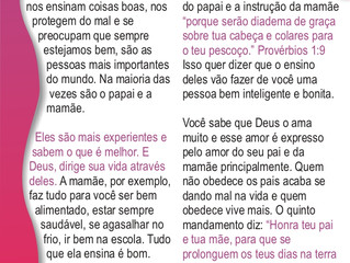 Lição 58 para as crianças