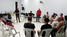 Primeira vigília no novo salão