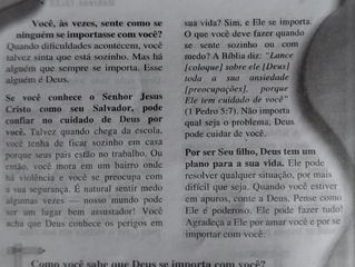 Recado para os pais da CMC