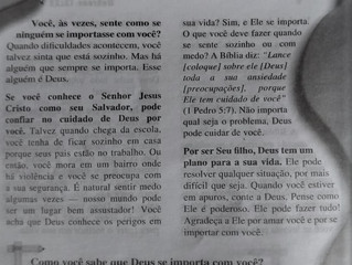 Recado para os pais da CMC