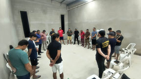 Primeira reunião no novo salão