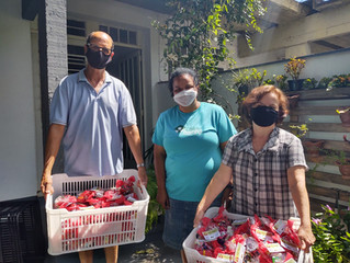 Casa da Esperança: presentes e alimentos