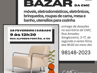 Bazar em fevereiro