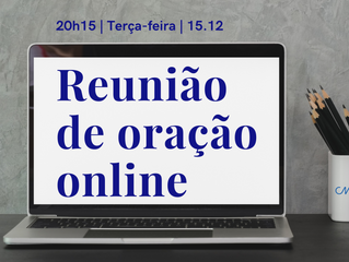 Online nesta terça-feira, às 20h15