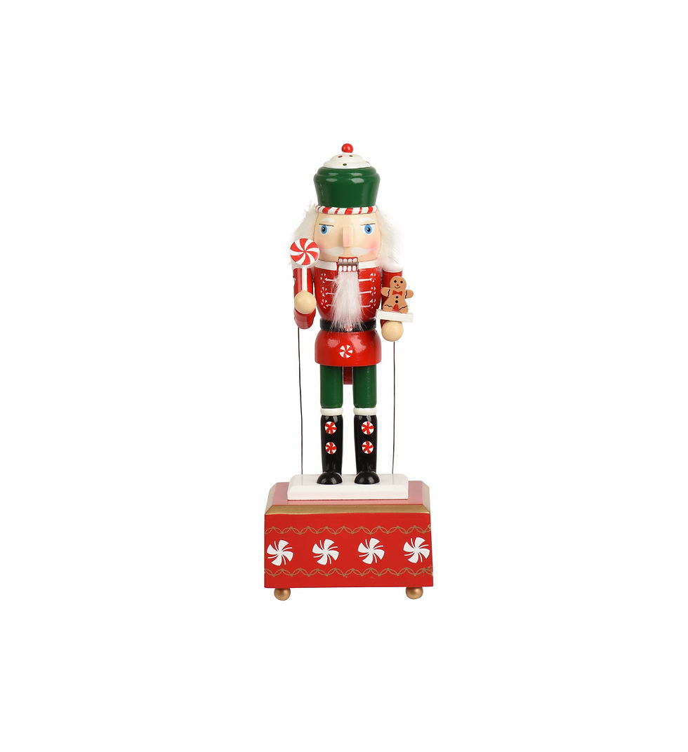 Miniatura: Cascanueces Caja Musical. L.11cm x W.9cm x H.30cm.