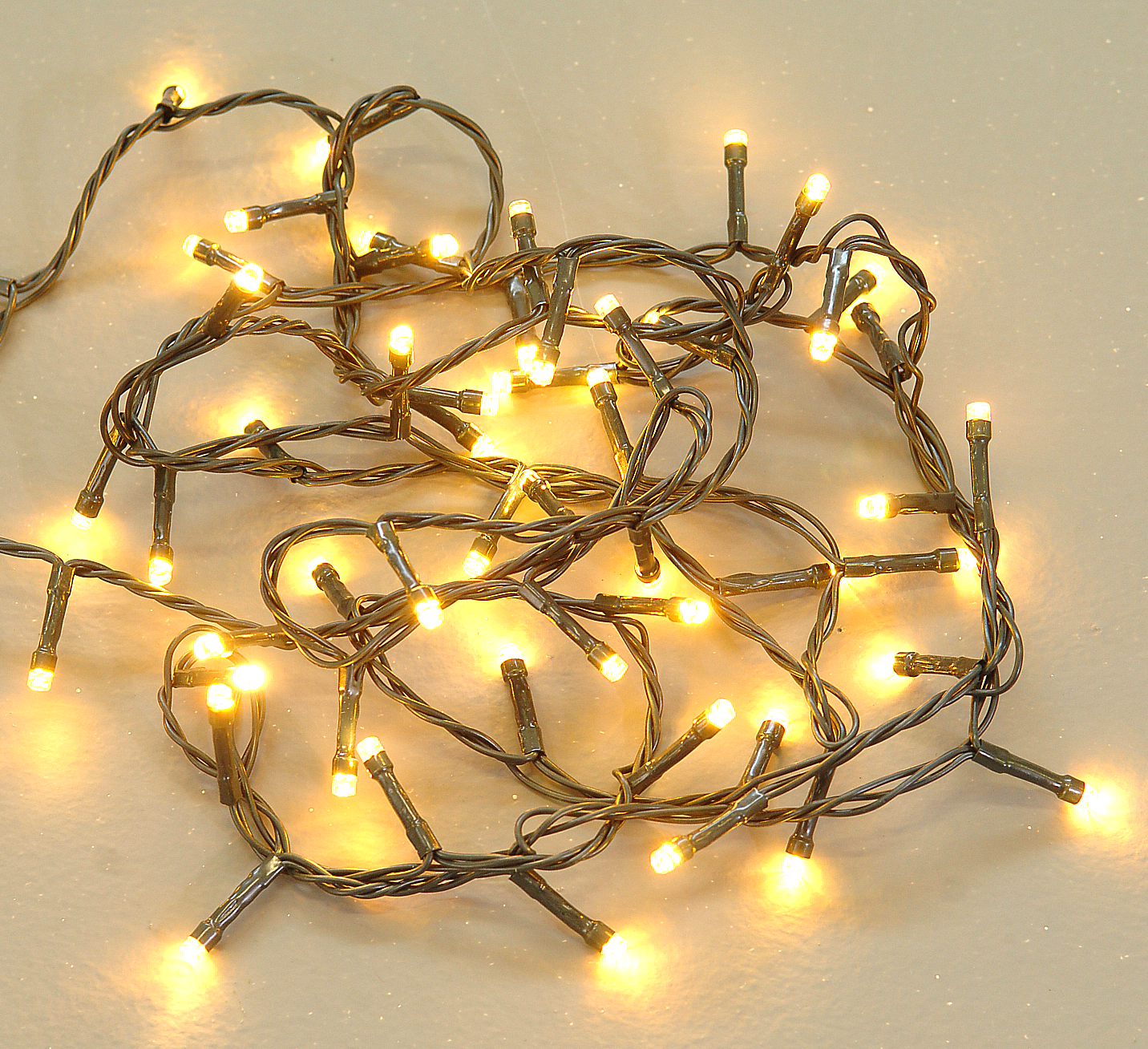 Luces 200L. bombilla LED 20 M con adaptador Cable verde