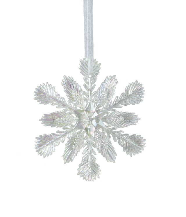 Miniatura: Colgante copo nieve,  0.3cm x11cm x11cm.
