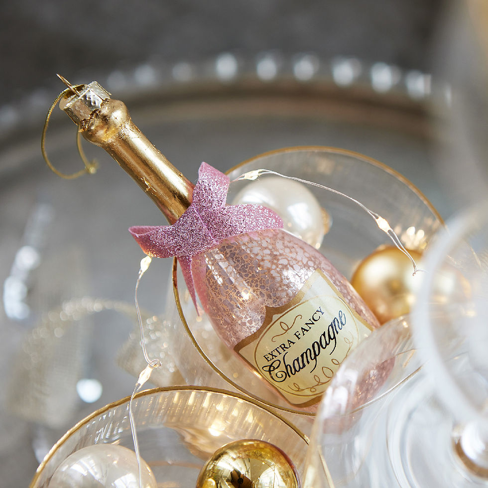 Miniatura: Colgante botellitas cava, 4.5cm x13.5cm.