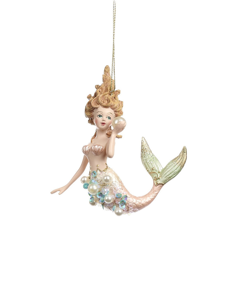 Miniatura: Colgante Sirena. 10cm.