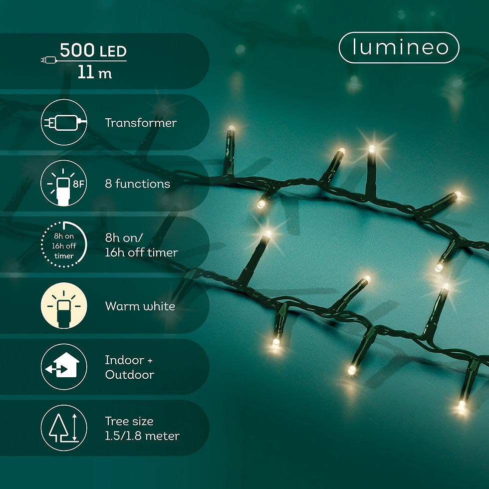 Miniatura: Guirnalda Luz Led Compacta. Cálida. L.750cm.