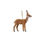 Miniatura: Colgante Ciervos. 13cm.