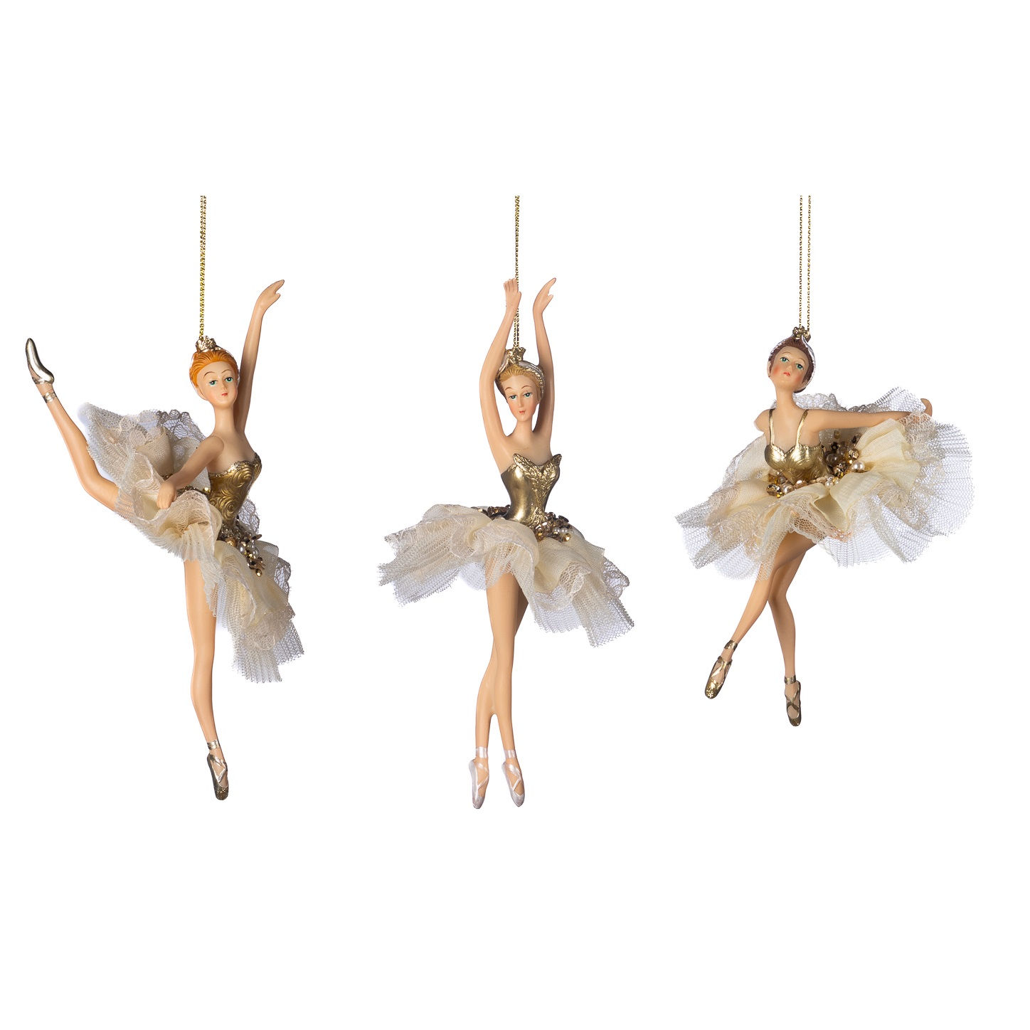 Colgante Bailarinas con pedrería. 19cm.